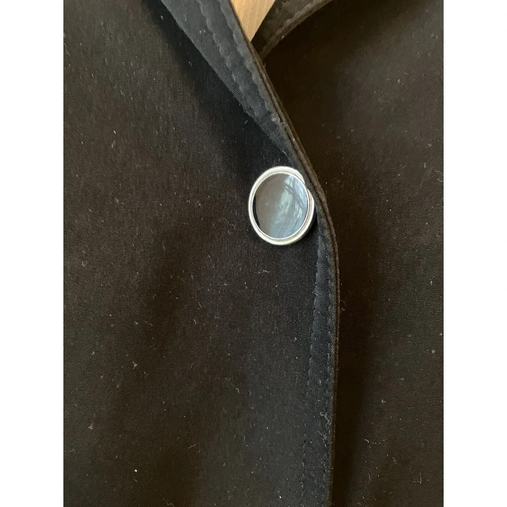 Gallery women's coat Size Med Black Removeable‎ Hood